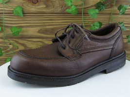 RJ Colt Sz 10 Sneaker Brown Leather Men Lace Up Braxton Medium (D, M) - £31.57 GBP