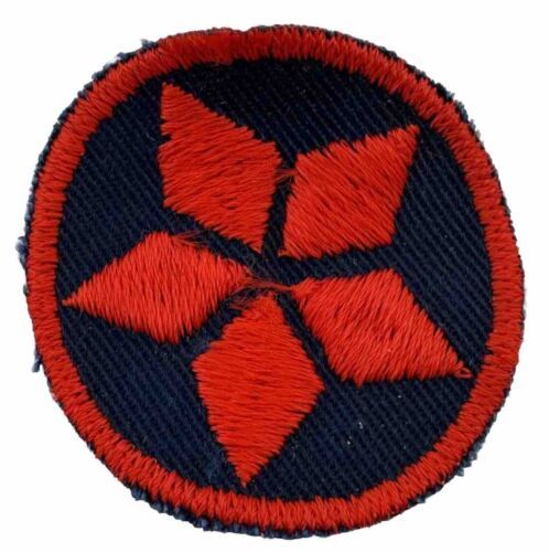 Primary image for Red Diamond Pattern to Create A Star Blue & Red Patch 2 inch diameter