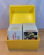 1971 The BETTY CROCKER Recipe Card Library Yellow Vintage Cookbook File Box - $39.99