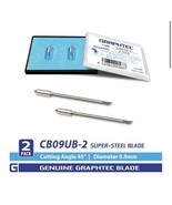 Graphtec Blades CB09UB  .9mm Supersteel 45° Authentic Blade 2pk Certifie... - £56.80 GBP