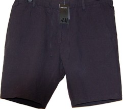 H&amp;M  Men&#39;s Navy Casual Linen Cotton Shorts Size 38 NEW - £18.01 GBP