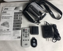 JVC GZ-MG21U 20GB Hard Disk Camcorder with Remote /TESTED Working Read D... - £48.16 GBP