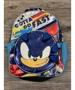 Sonic The Hedgehog Gotta Go Fast Backpack Child Youth Backpack With Acce... - £18.92 GBP