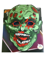 Zombie Adult Mask With Light Up Voice Music or Sound Activated Beatsync ... - £16.18 GBP