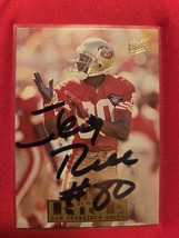 Jerry Rice Signed Football Card Autographed San Francisco 49ers Auto - $25.00