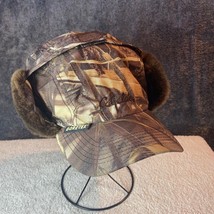 Vintage Cabelas Trapper Hat 2XL Camo Gore-Tex Thinsulate 40 Gram Ear Flaps - £21.73 GBP