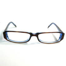 NINE WEST 378 FH8 Eyeglasses Frame Petite 51-15-135 Blue Glitter Brown - $37.27