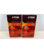 Brand New Sealed TDK T-120 Premium Quality HS 6 Hour VHS Video Cassette ... - $9.14 CAD