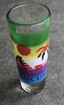 Cancun Mexico Vintage Colorful Souvenir Shot Glass By Santos - £5.19 GBP