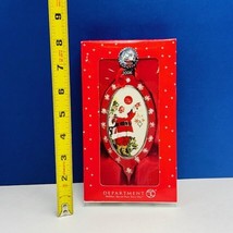 Coca Cola Christmas ornament coke soda pop Santa Claus Department 56 nib 75th - £14.60 GBP