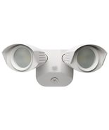 Satco Nuvo 65/210 3000K LED Outdoor Dual Head Security Light, White - $109.08 CAD