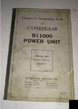 Caterpillar Cat D1100 Diesel Power Unit Operators Manual Book - £14.04 GBP