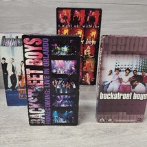 Backstreet Boys VHS Lot All Access Homecoming For The Fans A Night Out BSB - £7.84 GBP