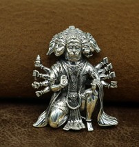 925 sterling silver handmade Hindu god Lord Panchmukhi Hanuman pendant ssp962 - £38.94 GBP