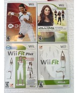 Wii Fit Fit Plus (Nintendo Wii 2009) &amp; EA Sports Active Workouts Jillian... - $33.69 CAD
