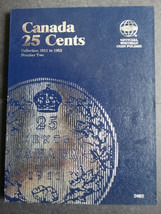 Whitman Canada 25 Cents #2 Coin Folder 1911-1952 Album Book 2482 - $8.95