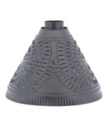 PUNCHED TIN SHADE - Wellington Hanging Light Kettle Black Shade USA HAND... - €25,65 EUR