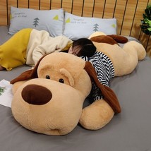 1pc 70/90CM Giant Size Soft Lying Dog Plush Toys Stuffed Animal Sleep Cushion Pi - £35.72 GBP+