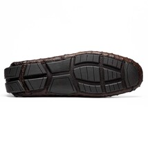 Alba Kango Slip On Classic Shoes Crocodile Skin Tabac image 5