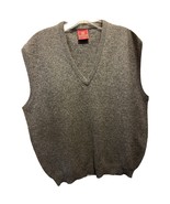 Nordstrom Men’s XL Gray V Neck Sleeveless Lambswool Sweater Vest - $40.75 CAD