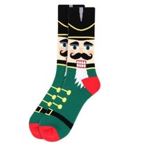 Men&#39;s Christmas Nutcracker Holiday Novelty Dress &amp; Trouser Crew Socks (G... - $19.75