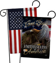 American Eagle - Impressions Decorative USA - Applique Garden Flags Pack - GP137 - £24.36 GBP