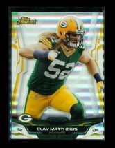 2014 Topps Finest Holochrome Football Trading Card #80 Clay Matthews Packers - £6.62 GBP