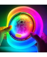 SmileFlyGo LED Flying Disc, 60 RGB Lights, Waterproof Soft Silicone - $369.95 MXN