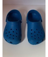 Crocs Classic Clog Vibrant Blue - Youth Size J2 - Comfy and Stylish Unis... - £11.21 GBP