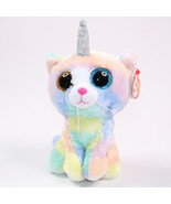 TY Beanie Boos HEATHER Cat Unicorn UniCat Plush Stuffed Animal Toy With ... - £7.65 GBP