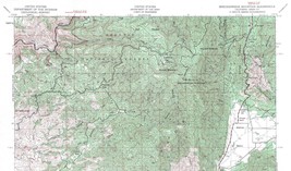 Breckenridge Mountain Quadrangle California 1943 Topo Map USGS 15 Minute... - $21.99