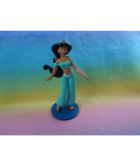 Disney Aladdin Princess Jasmine PVC Figure on Teal Base - as is - £2.29 GBP