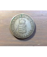 Österreich-Ungarn Silber Medaille Selten Alt Jahrgang 1869 - $2,043.77 MXN