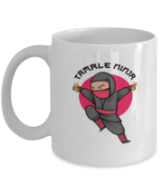 Coffee Mug Funny Tamale Ninja Martial Arts Mexican Foods  - £11.76 GBP