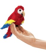 Folkmanis Mini Scarlet Macaw Finger Puppet - £13.85 GBP