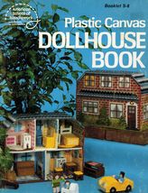 Plastic Canvas Kitchen Living Room Bedroom Nursery Bathroom Dollhouse Book - £13.29 GBP