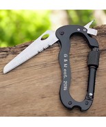 Engraved Carabiner- 5 in 1 Multi-functional Knife Carabiner - $263.65 MXN+