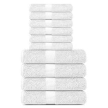 100% Cotton Towels, 4 Bath Towels and 6 Hand Towels 600 GSM Highly Absor... - £44.88 GBP