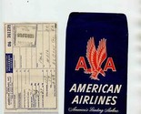 American Airlines Ticket Jacket Ticket &amp; Confirmation Ticket Pick Up For... - £37.36 GBP
