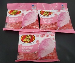 4x Pack Jelly Belly Cotton Candy Jelly Beans 3.5oz Candy - £13.56 GBP