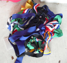 BIG Lot of Unused Red White and Blue Green Others Award Ribbons LOOK - £14.77 GBP