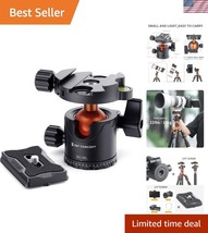 Versatile 360° Tripod Ball Head with Quick Release Plate for DSLRs &amp; Cam... - $45.00