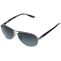 Oakley Women&#39;s OO4079 Feedback Aviator Sunglasses, Polished Chrome/Prizm Grey Gr - £247.11 GBP