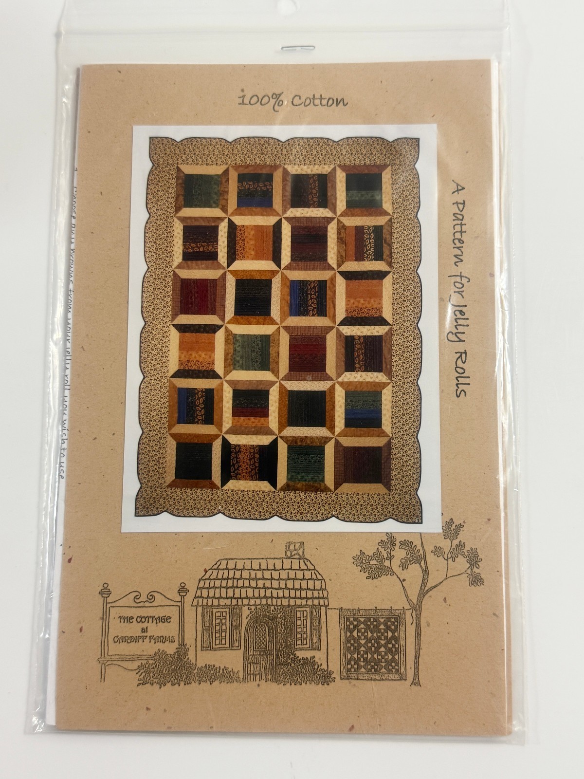 100% Cotton Pattern A Pattern For Jelly Rolls - $5.93