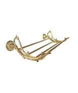 Gold clour bathroom brass  modern luxury flowers towel racks - $264.71 CAD