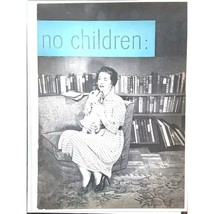 Vtg No Children Dog Mom Print Ad 1950s Career Woman Feminism Spaniel McC... - $12.19