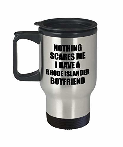 Rhode Islander Boyfriend Travel Mug Funny Valentine Gift For Gf My Girlfriend He Item image 2