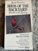 George Harrison&#39;s Birds Of The Backyard Winter Into Spring NIKON VHS 1989 Sealed - £4.71 GBP