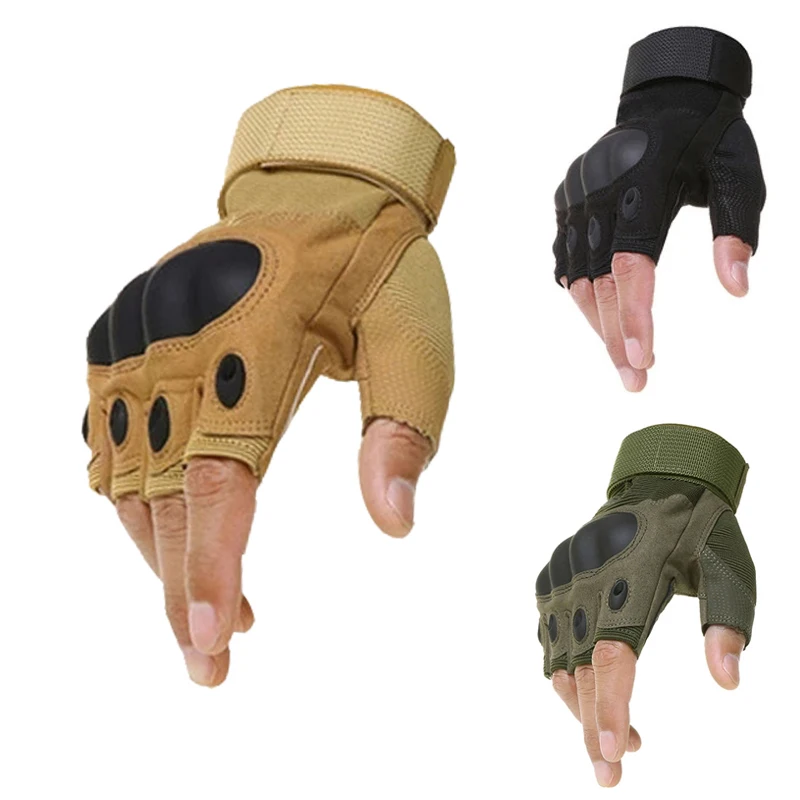 Half Finger Cycling Gloves Outdoor Military Tactical Men Gloves Women Sports - £11.09 GBP+