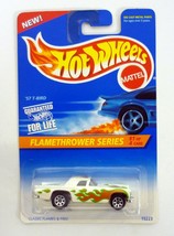 Hot Wheels &#39;57 T-Bird #384 Flamethrower Series 1 of 4 White Die-Cast Car 1996 - $2.96